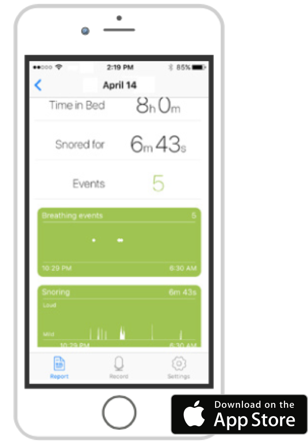 SnoreTrack on Apple App Store
